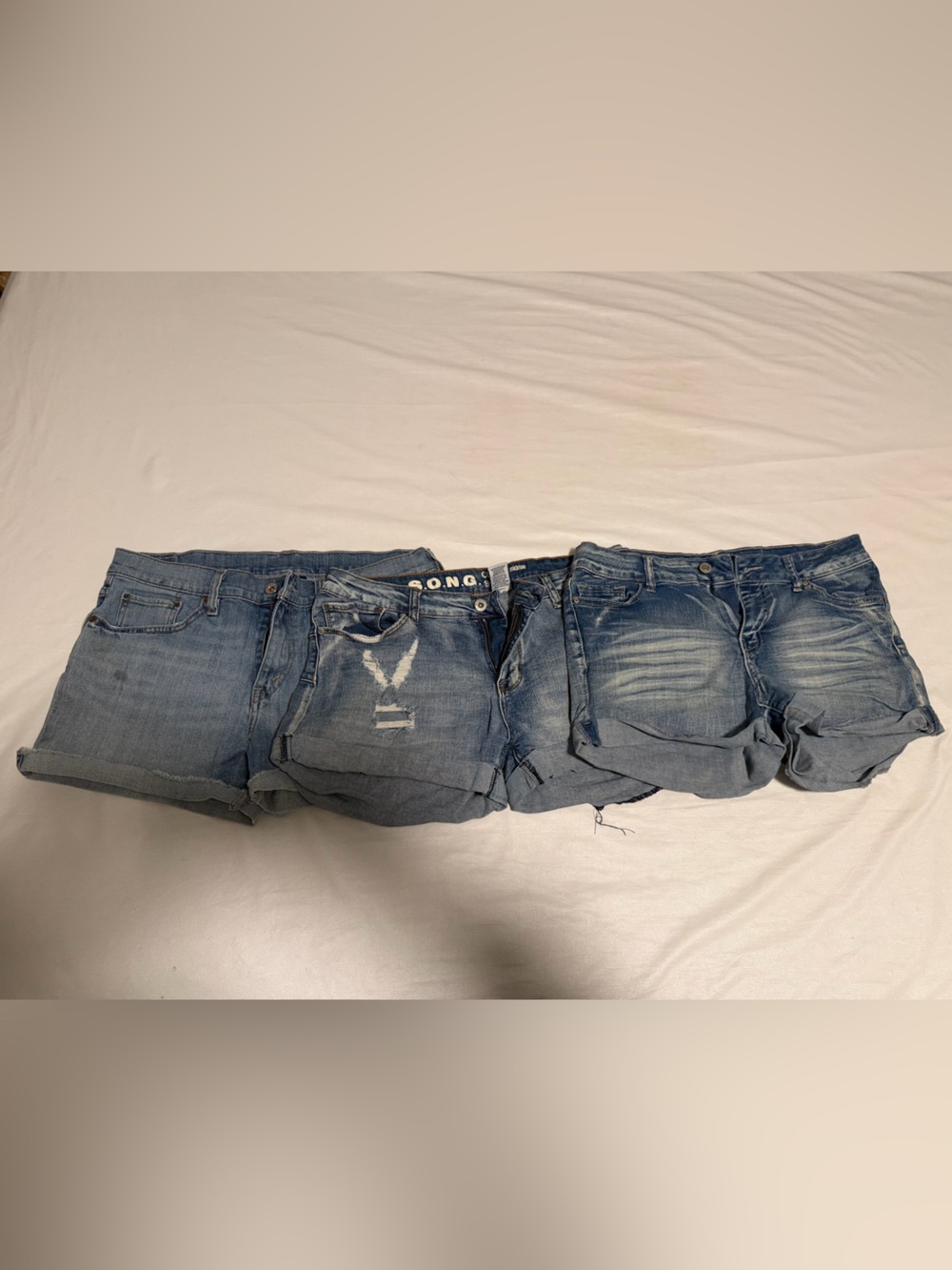 Women’s Cut-Off Denim Shorts Bundle- 3